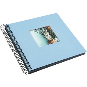 Goldbuch Album spiralny Bella Vista sky blue 20x20 cm 40 czarnych stron