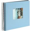 Goldbuch Album spiralny Bella Vista sky blue 20x20 cm 40 czarnych stron