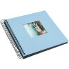 Goldbuch Album spiralny Bella Vista sky blue 20x20 cm 40 czarnych stron