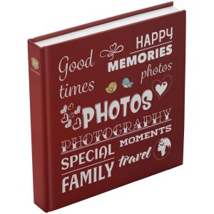 Henzo Jumbo Photo Album Wording czerwony 30x30 cm 100...