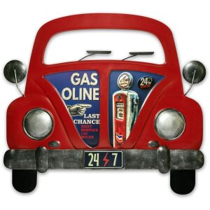 ZEP Dekoracja ścienna DALLAS 50,5x6x47 cm Car Gasoline red