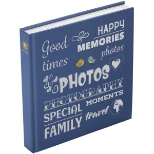 Henzo Jumbo Photo Album Wording niebieski 30x30 cm 100...