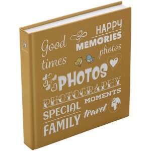 Henzo Jumbo Photo Album Wording żółty 30x30 cm 100...