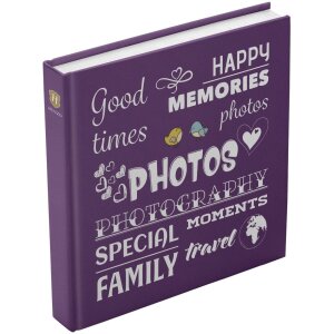 Henzo Jumbo Photo Album Wording fioletowy 30x30 cm 100...