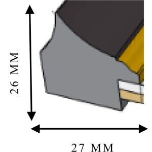 Ceanothe Ramka na zdjecia Pandore 20x30 cm czarno-zlota