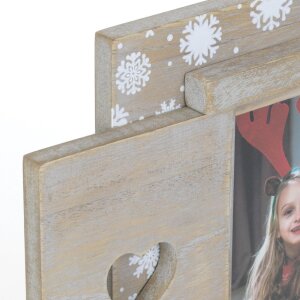 ZEP Christmas Picture Frame Tirolo C brown 10x15 cm (30x17 cm)