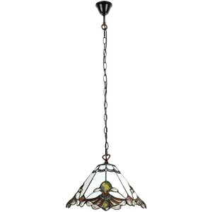 Clayre & Eef 5LL-6184 Lampa wisząca Tiffany Ø 31x107 cm E27-max 1x60W