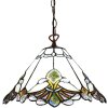 Clayre & Eef 5LL-6184 Lampa wisząca Tiffany Ø 31x107 cm E27-max 1x60W