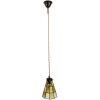 Clayre & Eef 5LL-6199 Lampa wisząca Tiffany Ø 15x115 cm E14-max 1x40W żółty - brązowy