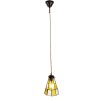 Clayre & Eef 5LL-6199 Lampa wisząca Tiffany Ø 15x115 cm E14-max 1x40W żółty - brązowy