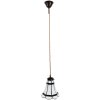 Clayre & Eef 5LL-6201 Lampa wisząca Tiffany Ø 15x115 cm E14-max 1x40W biały - brązowy