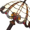 Clayre & Eef 5LL-6239 Lampa stołowa Tiffany Ø 31x43 cm E27-max 1x60W brązowy - beżowy