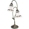 Clayre & Eef 5LL-6253 Lampa stołowa Tiffany 35x18x61 cm E14-max 2x25W brązowy - biały