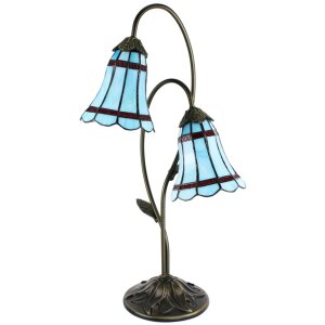 Clayre & Eef 5LL-6254 Lampa stołowa Tiffany 35x18x61...