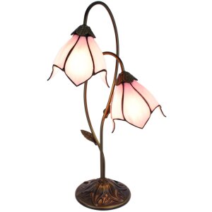 Clayre & Eef 5LL-6257 Lampa stołowa Tiffany 35x18x61...