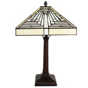 Clayre & Eef 5LL-6286 Lampa stołowa Tiffany 31x31x48...