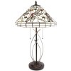 Clayre & Eef 5LL-6287 Lampa stołowa Tiffany Ø 41x69 cm E27-max 2x60W