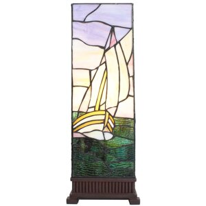 Clayre & Eef 5LL-6293 Lampa stołowa Tiffany 18x18x48...