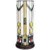 Clayre & Eef 5LL-6297 Lampa stołowa Tiffany Ø 18x40 cm E14-max 1x25W beżowy - brązowy