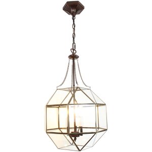 Clayre & Eef 5LL-9341 Lampa wisząca 30x30x170 cm E14-max 3x40W