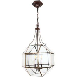 Clayre & Eef 5LL-9341 Lampa wisząca 30x30x170 cm E14-max 3x40W