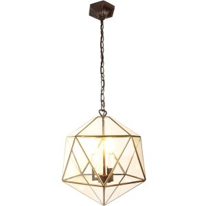 Clayre & Eef 5LL-9346 Lampa wisząca 40x40x175 cm E14-max 3x40W