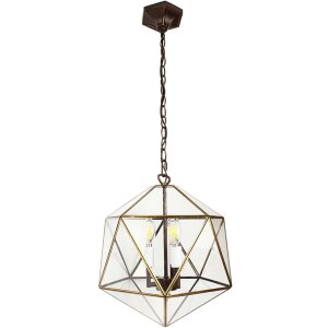 Clayre & Eef 5LL-9346 Lampa wisząca 40x40x175 cm E14-max 3x40W