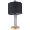 Clayre & Eef 5LMC0026 Lampa stołowa Ø 30x68 cm E27-Max 1x25W szary.