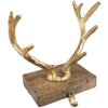 Clayre & Eef 65142 Christmas Stocking Holder Antlers 21x13x21 cm