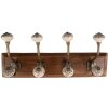 Clayre & Eef 65166 Coat Rack 45x11x17 cm Brown - Beige 4 haki