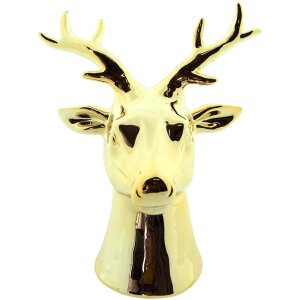 Clayre & Eef 6CE1501 Dekoracja Reindeer 15x12x19 cm...