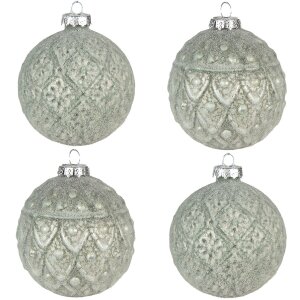 Clayre & Eef 6GL4139 Christmas Tree Ball Ø 8x8...