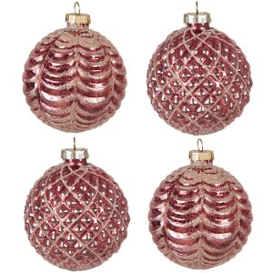 Clayre & Eef 6GL4160 Christmas Tree Ball Ø 8x8...