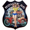 Clayre & Eef 6Y5001 Znak tekstowy 30x1x35 cm Route 66