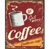 Clayre & Eef 6Y5095 Text Sign 25x1x33 cm Red Coffee