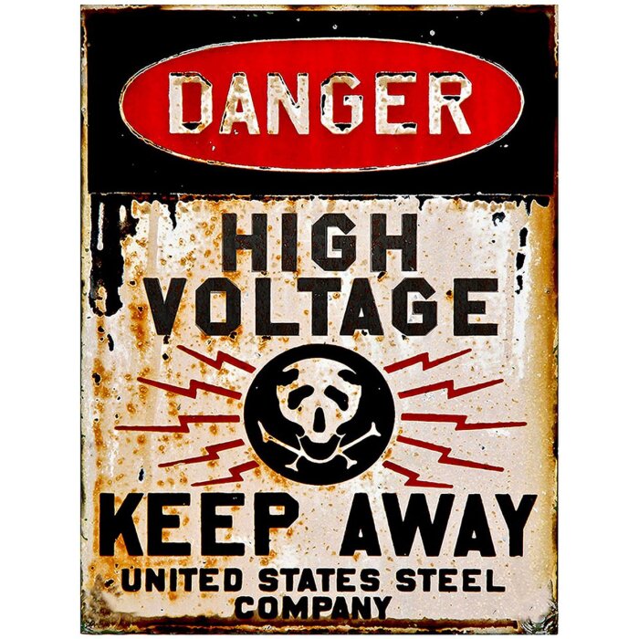 Clayre & Eef 6Y5142 Text Sign 25x1x33 cm Beige - Black Voltage