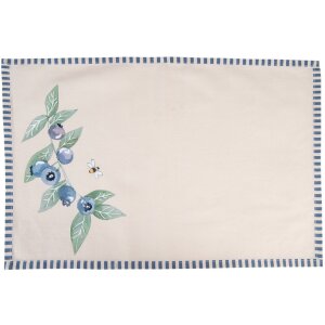 Clayre & Eef BBF40 Placemat (6 sztuk) 48x33 cm Beige - Blue