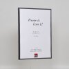 Efektowa plastikowa rama Art antracyt 24x30 cm przezroczyste szkło