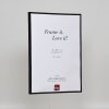 Efektowa plastikowa rama Art black 59,4x84,1 cm przezroczyste szkło