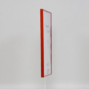 Efektowa plastikowa rama Art red 59,4x84,1 cm przezroczyste szkło