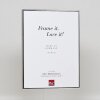 Efektowa aluminiowa rama do zdjęć Quadro 42x59,4 cm srebrna, przezroczyste szkło o wysokim połysku