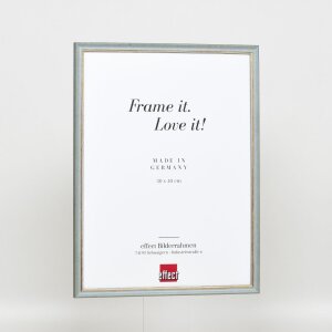 Effect Solid Wood Frame Profil 25 niebieski 25x35 cm Szkło zwykłe