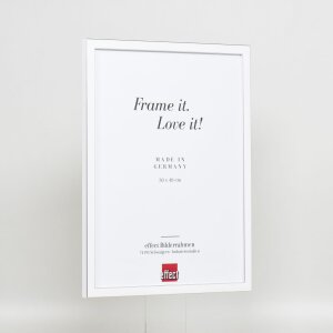 Effect Solid Wood Picture Frame Profil 39 biały 18x27 cm Szkło zwykłe