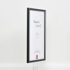 Effect Solid Wood Picture Frame Profile 39 black 23x70 cm Normal Glass