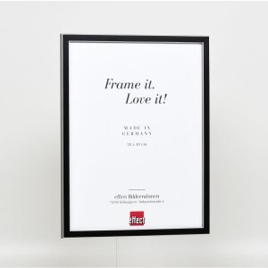 Effect Solid Wood Picture Frame Profile 39 black 25x60 cm Normal Glass