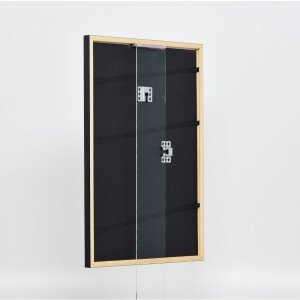 Effect Solid Wood Picture Frame Profile 39 black 27x48 cm Normal Glass