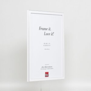 Effect Solid Wood Picture Frame Profile 39 white 30x40 cm Normal Glass