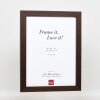 Efekt Drewniana ramka na zdjęcia Profil 52 ciemny brąz 25x80 cm zwykłe szkło