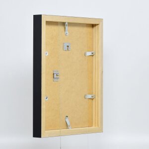 Efekt Drewniana ramka na zdjęcia Profil 55 czarny 25x35 cm Normalne szkło