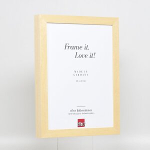 Efekt Drewniana ramka na zdjęcia Profil 55 naturalny 20x20 cm Szkło antyrefleksyjne